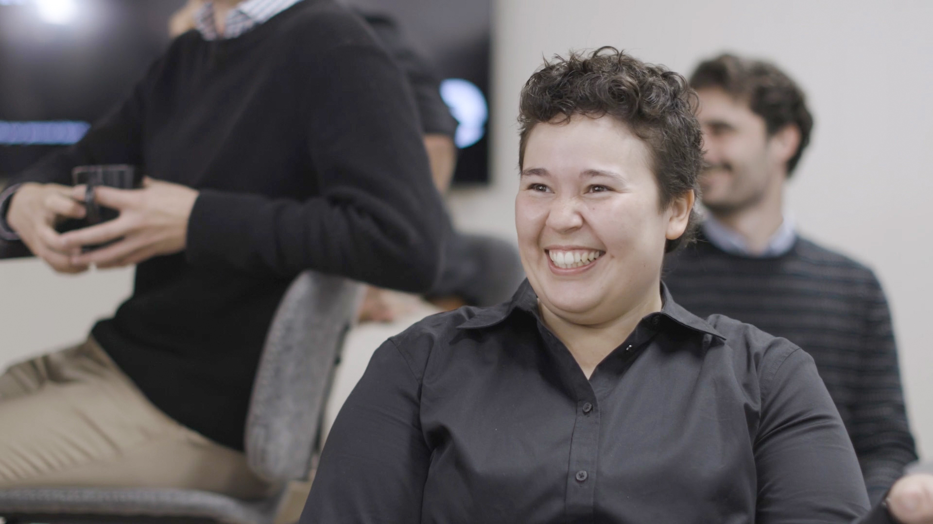 Civil Engineer Rachel Murdock in a team meeting at Spiire Canberra.