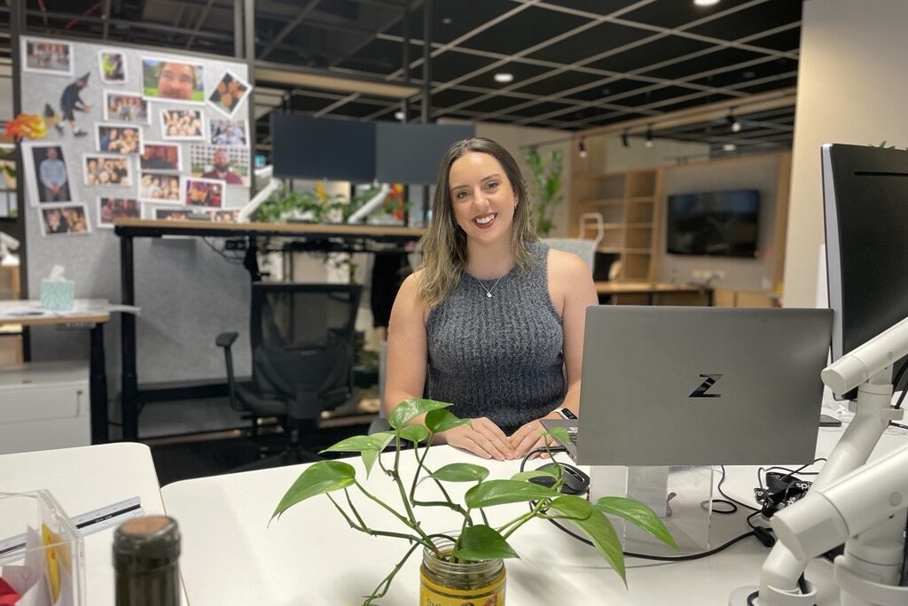 Water engineer Stephanie Amy in Spiire's Melbourne office.