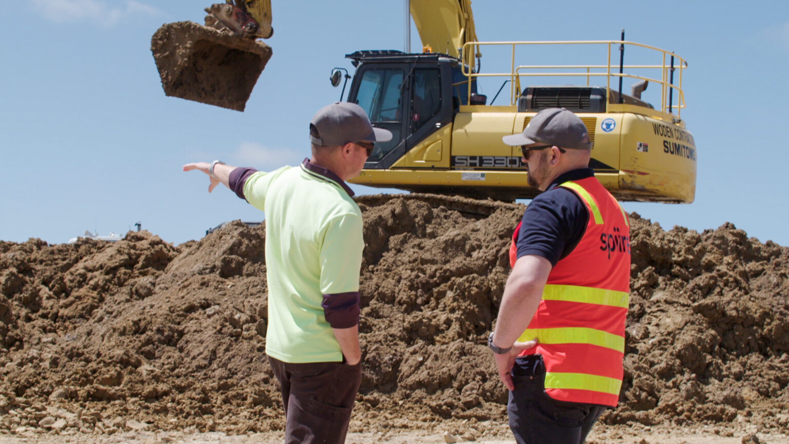 Spiire construction consultants on site in Canberra.
