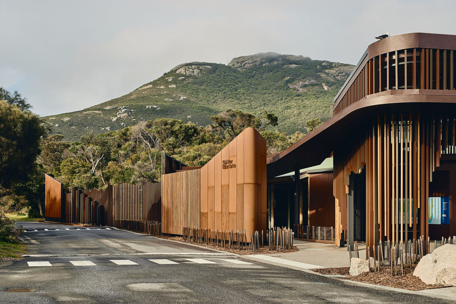Exterior of Tidal River Visitors center at Wilsons Promontory