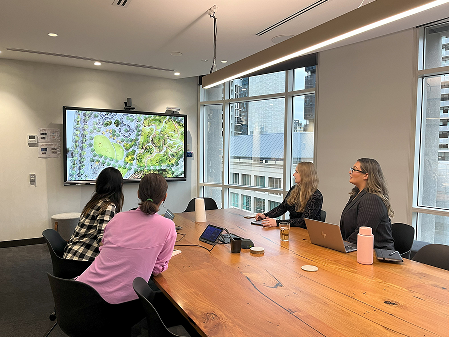 Landscape architects in a workshop at Spiire's Melbourne office