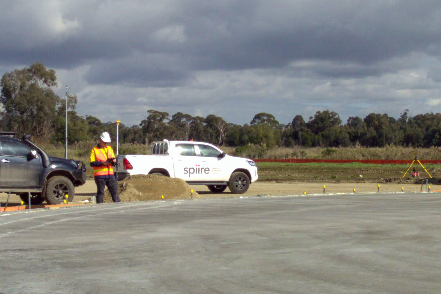 Gippsland surveyor Jared Brand on site at the facility in Lilydale.