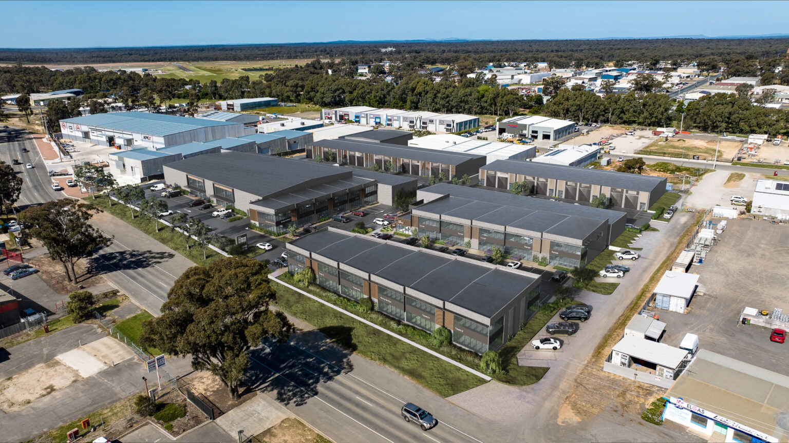 Artist's impression of Prime Business Park in East Bendigo, supplied by Prime Urban Group.