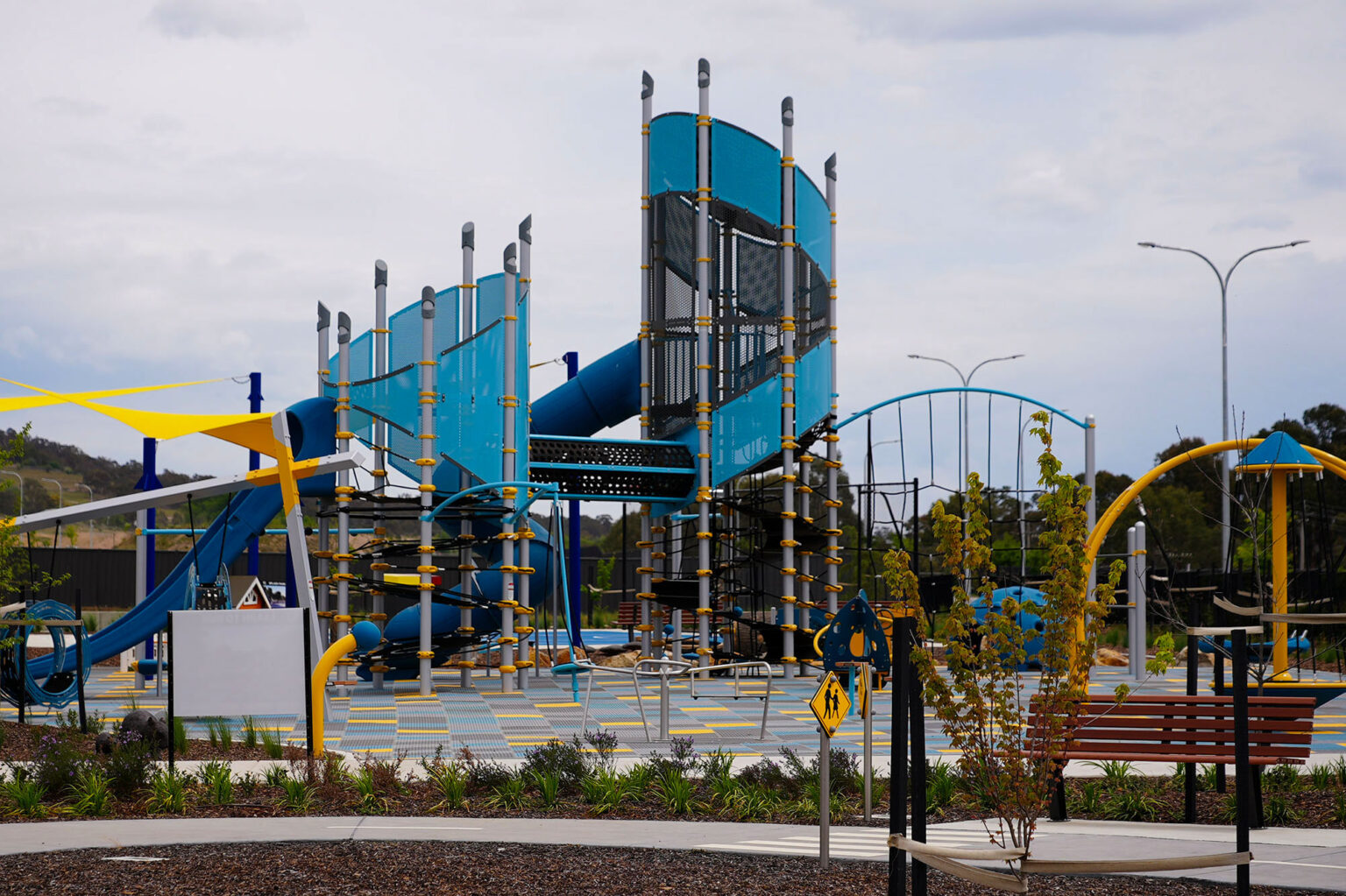 Play equipment at South Jerrabomberra Town Park