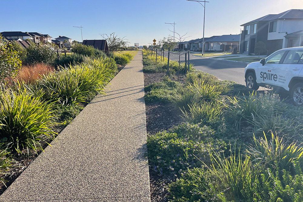 Sidewalk at Harriott, Armstrong Creek