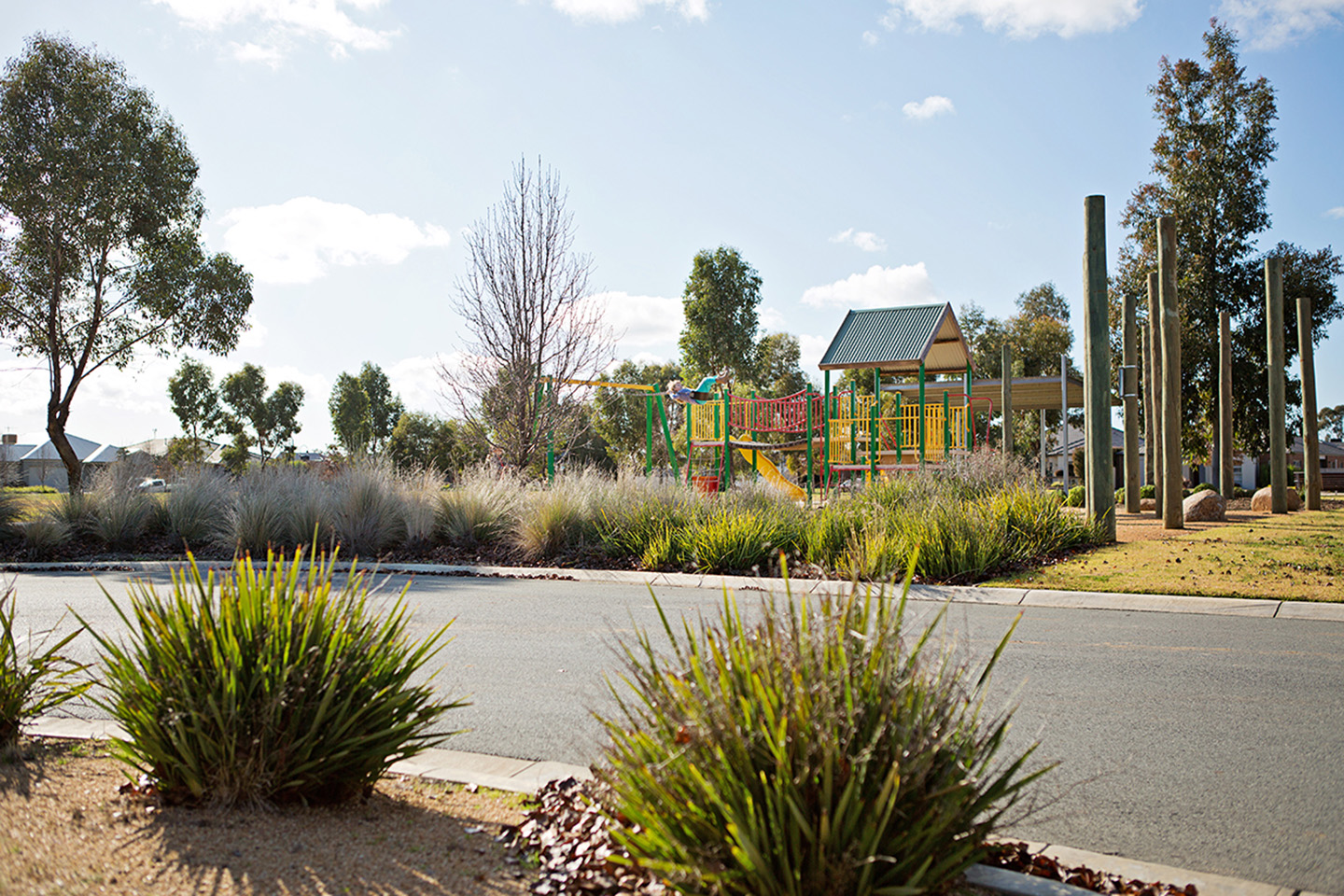 Playspace at The Boulevard estate in Shepparton, designed by Spiire Landscape Architects