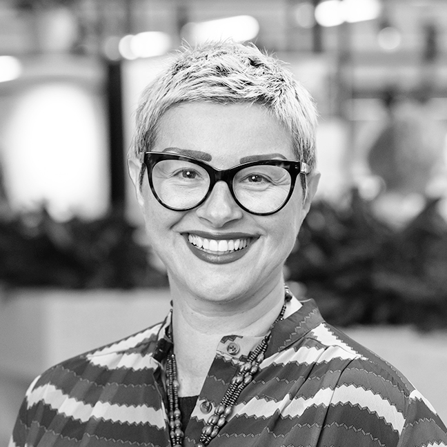 Executive assistant Amelia Bellissimo.