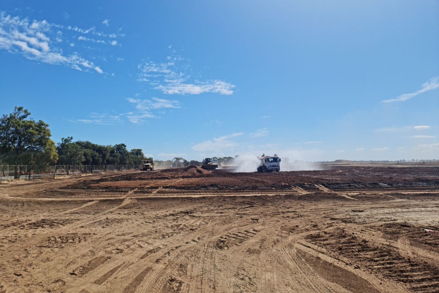 Groundworks at Spiire adelaide civil engineering project Gracewood