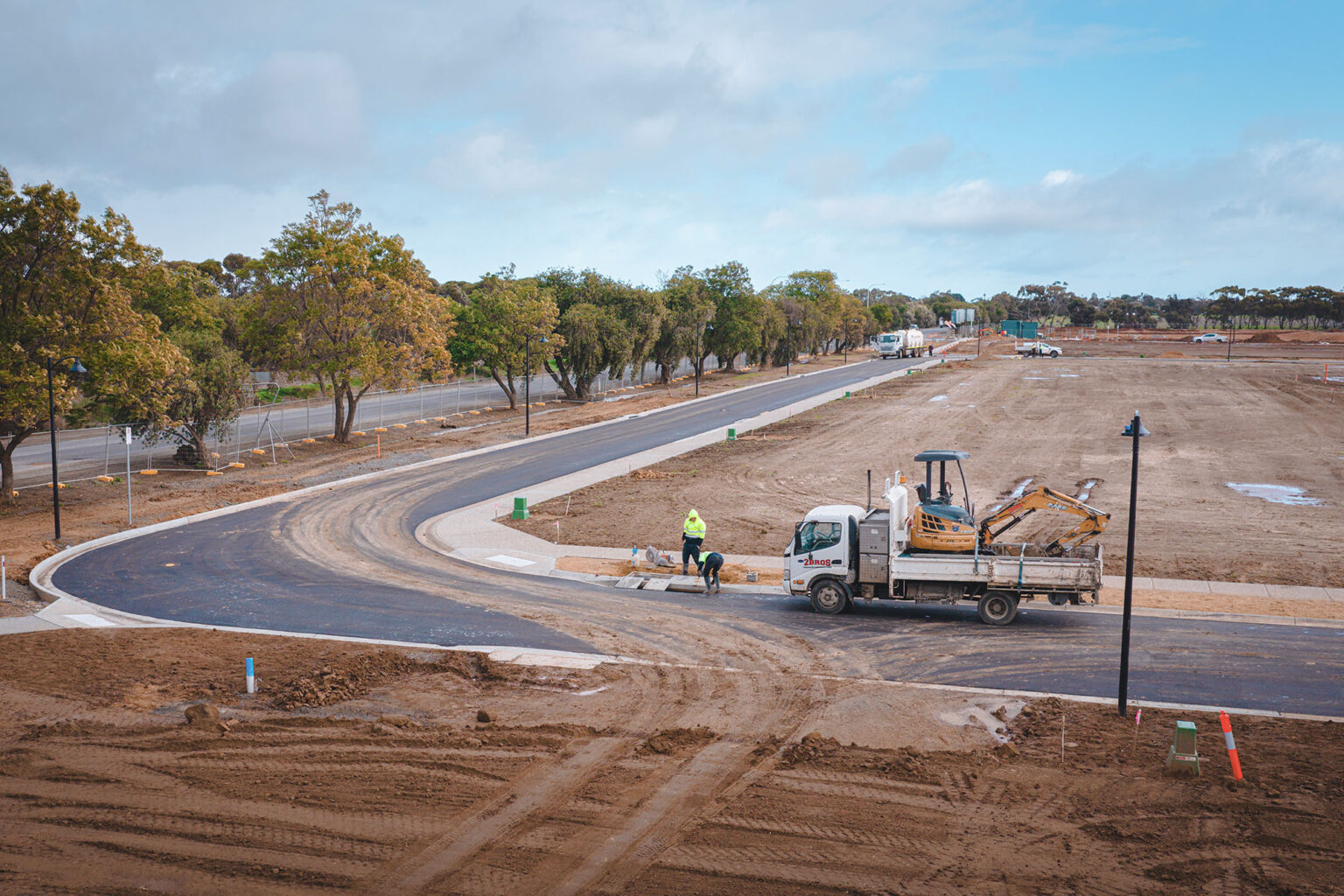 erial view of Spiire adelaide civil engineering project Gracewood