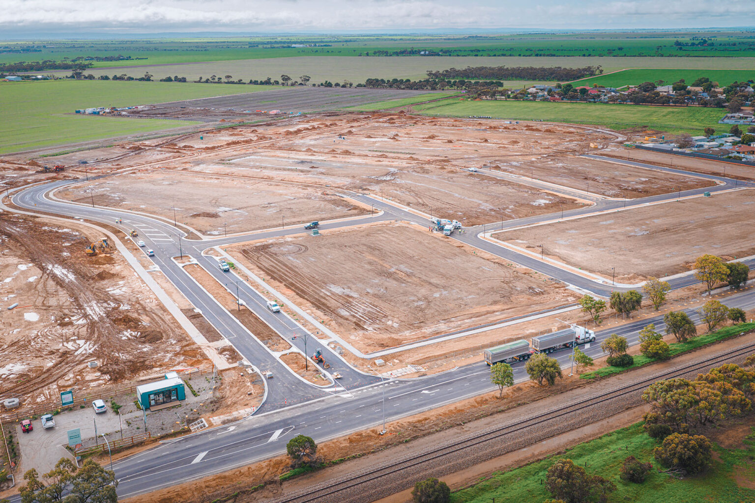 erial view of Spiire adelaide civil engineering project Gracewood