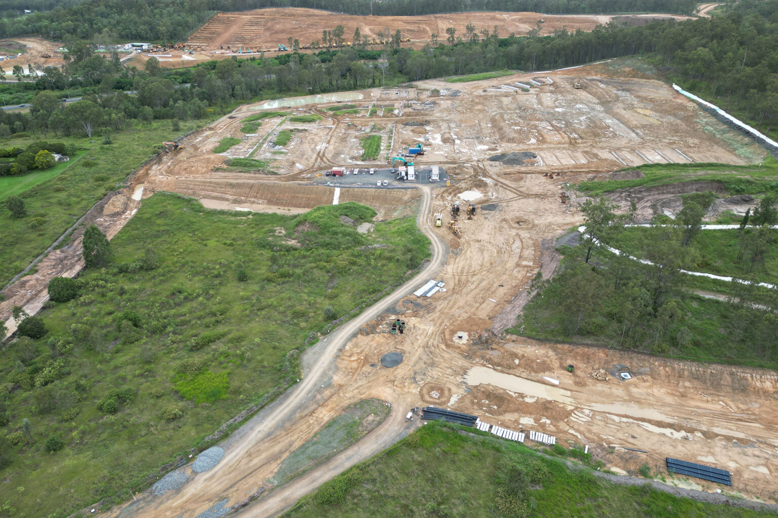 Aerial view of Spiire Brisbane project Amory at Ripley