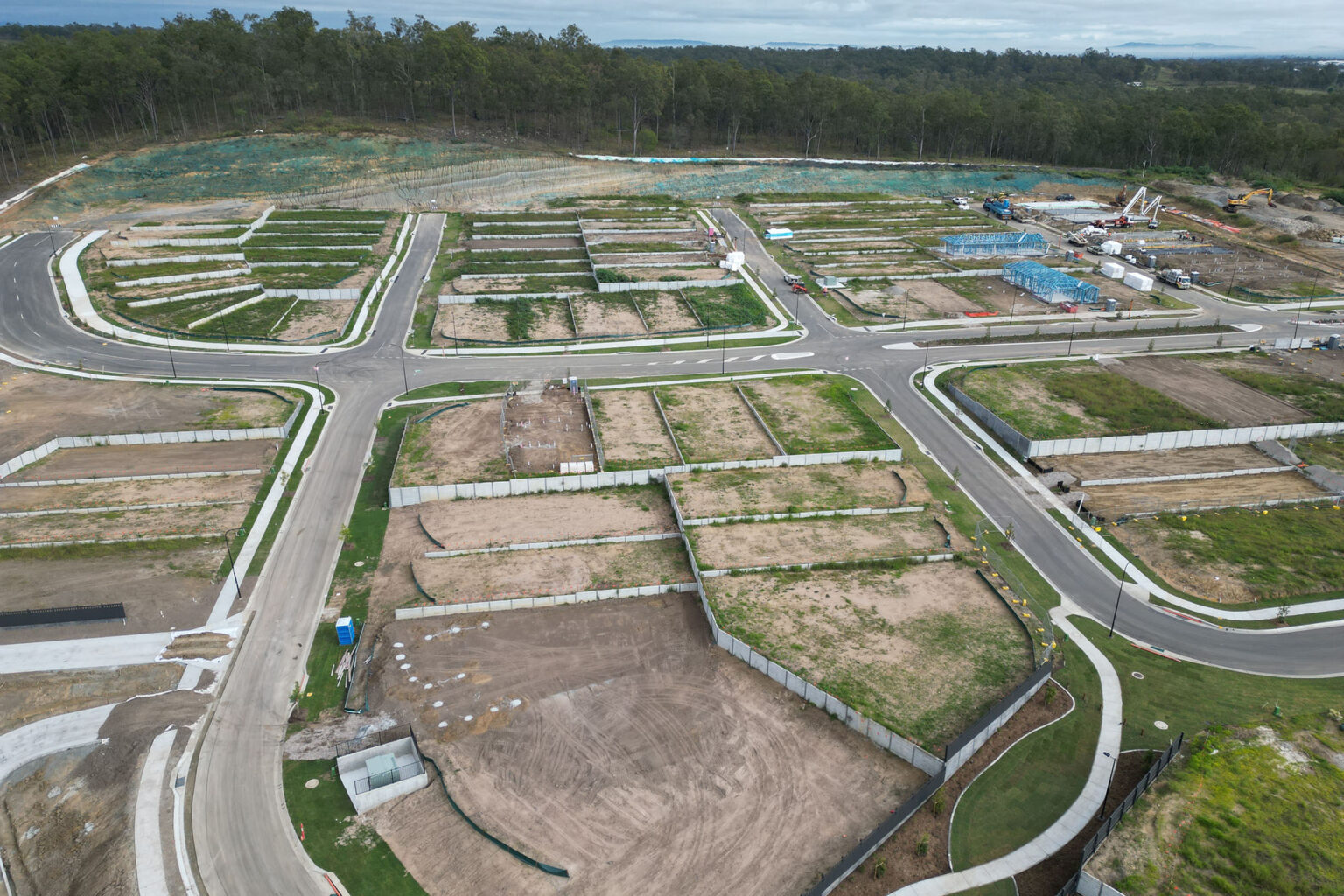 Aerial view of Spiire Brisbane project Amory at Ripley