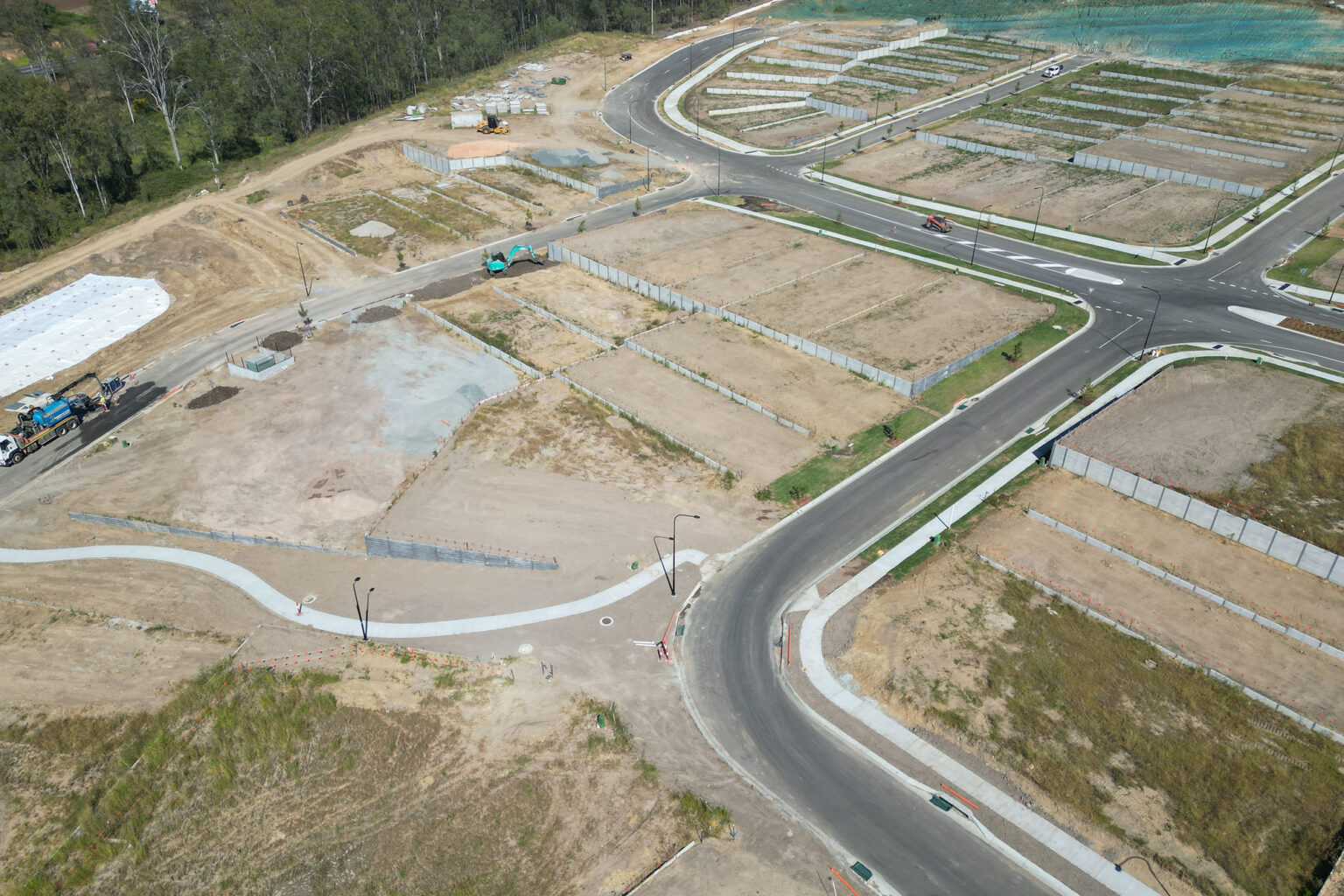 Aerial view of Spiire Brisbane project Amory at Ripley