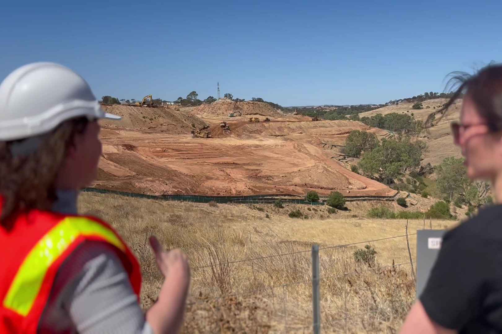 Spiire consultants on site at Springwood estate in Adelaide.