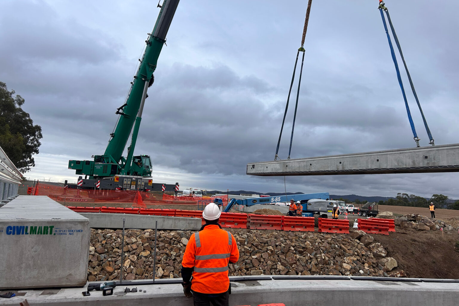 Construction at Lilydale Food Waste to Energy Project