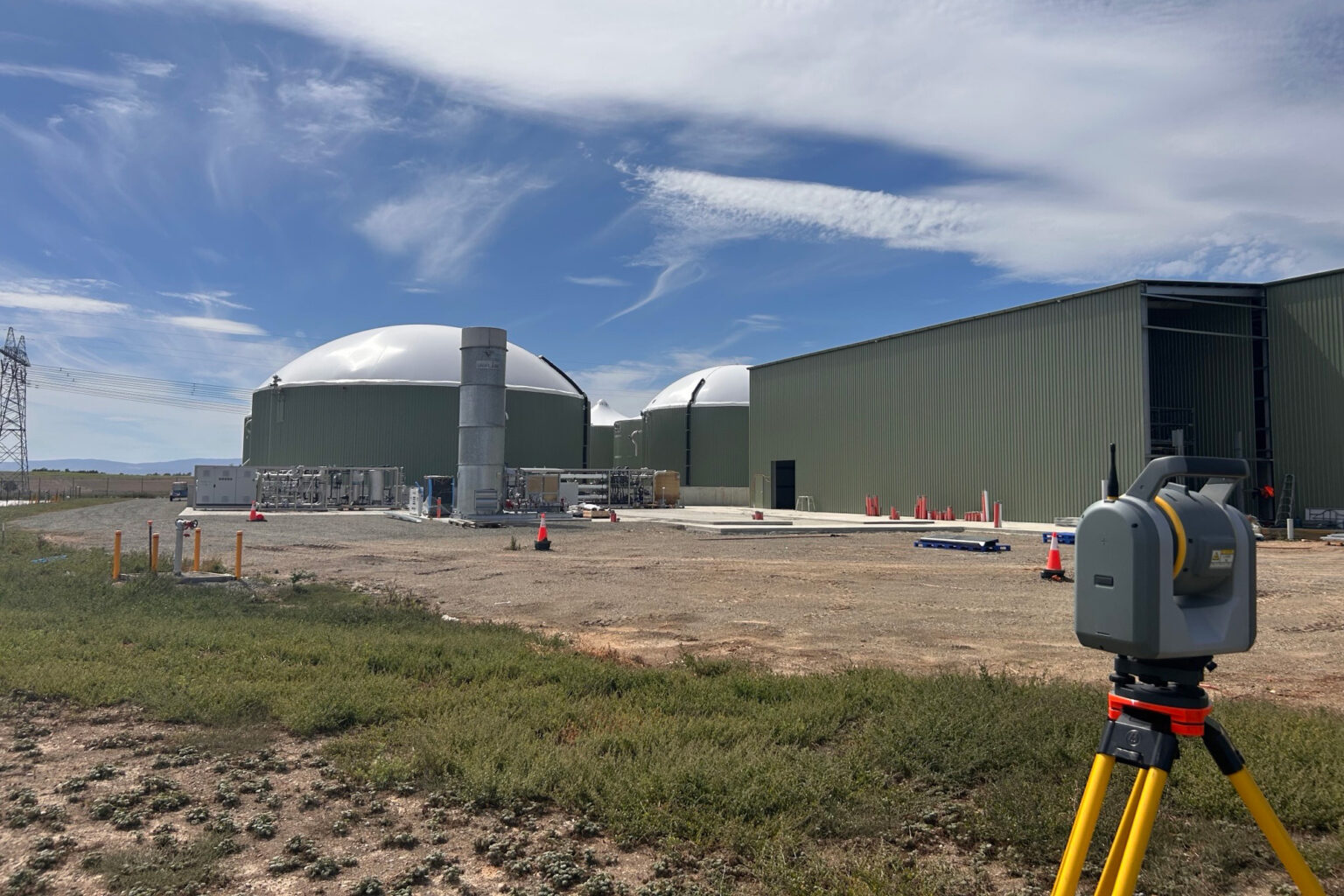 Construction at Lilydale Food Waste to Energy Project