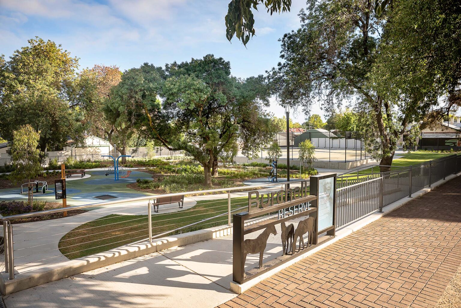 Signage at Spiire Landscape Architecture project Burchell Reserve