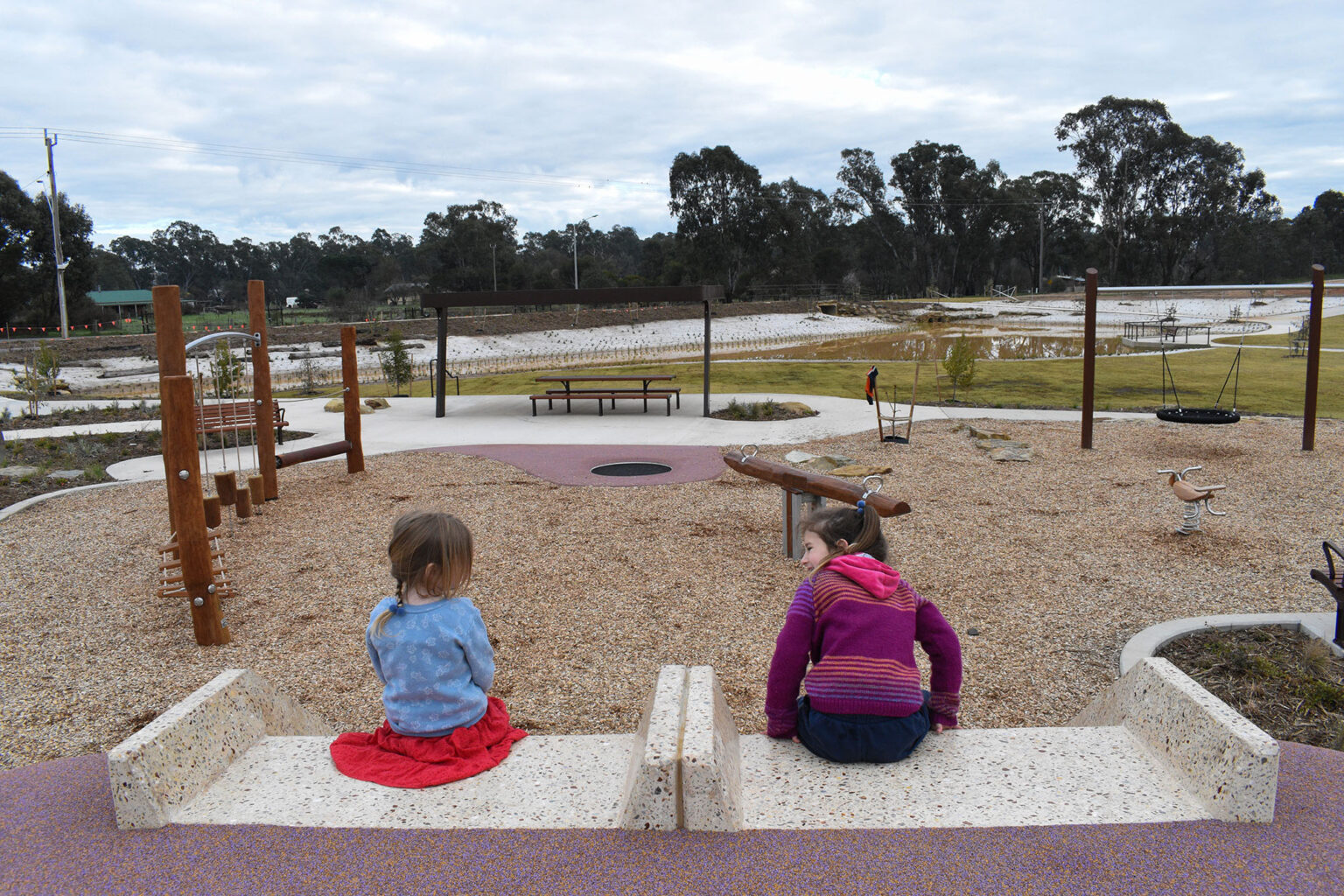 Play space at barramal baring reserve designed by Spiire landscape architects.