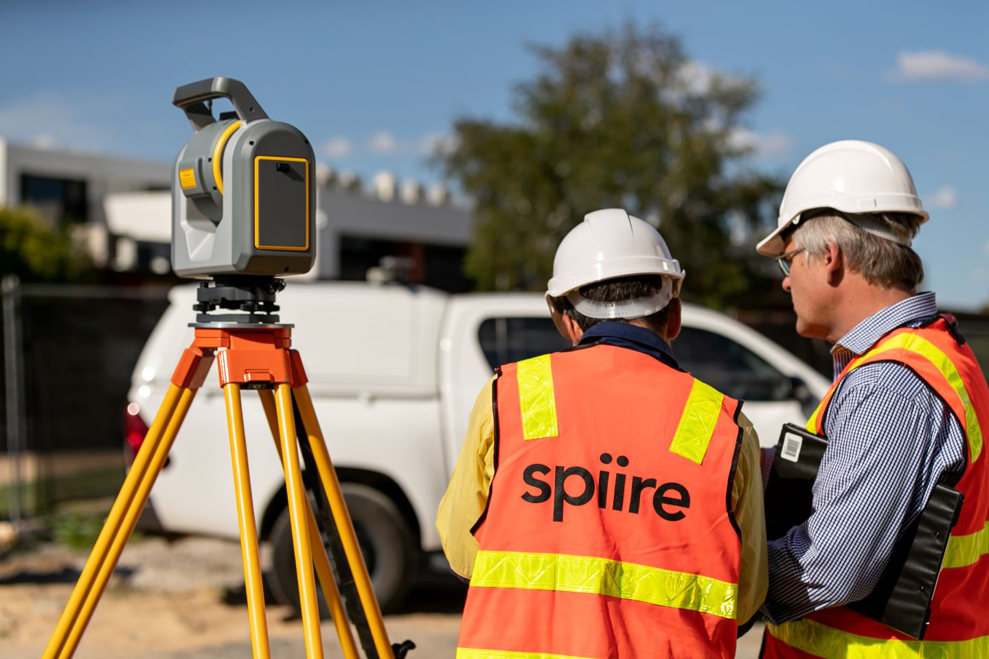 Spiire surveyors on site.