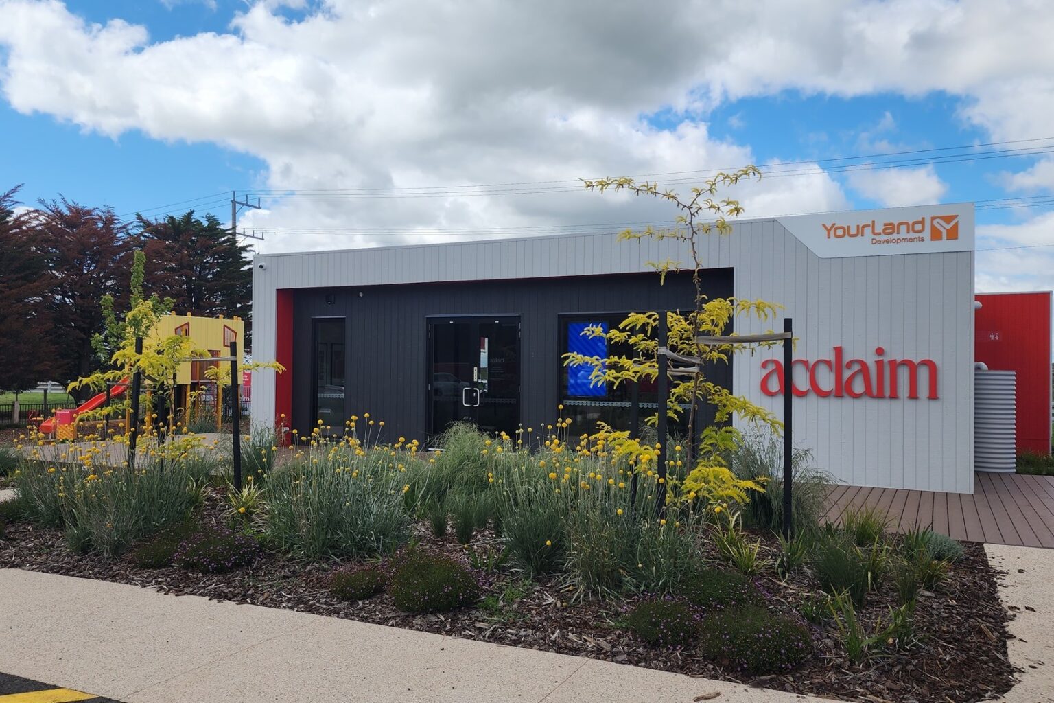 Sales office at Spiire melbourne landscape architecture project acclaim