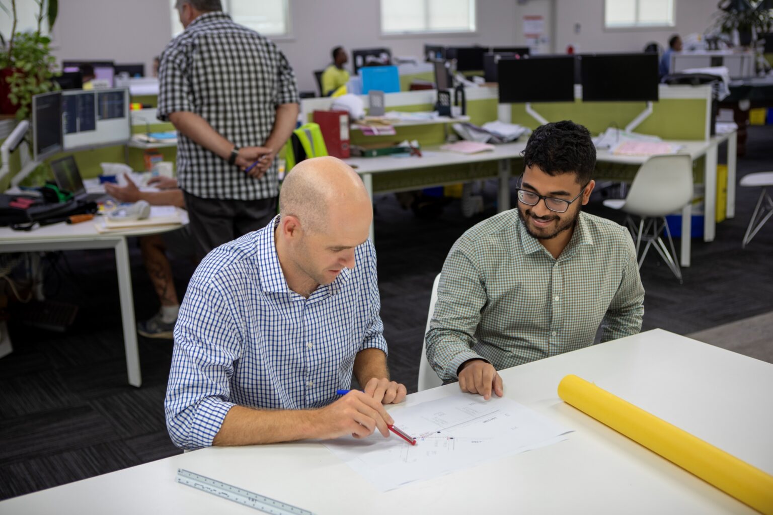 Albury civil engineers Ali Khurshid and Brett Mugridge