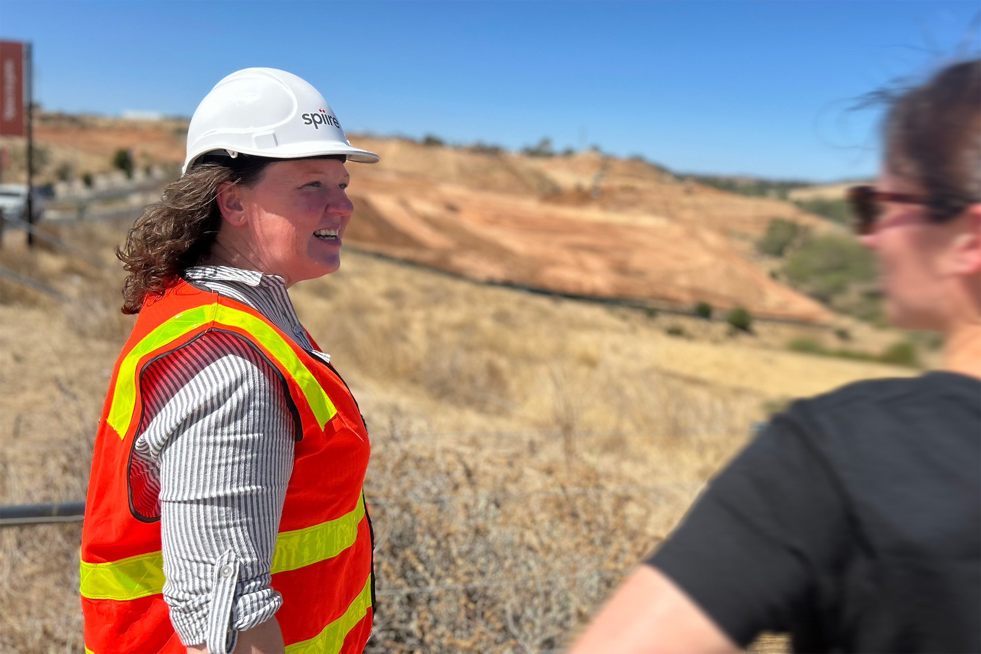 Adelaide Civil Engineer Sharyn Chadwick onsite