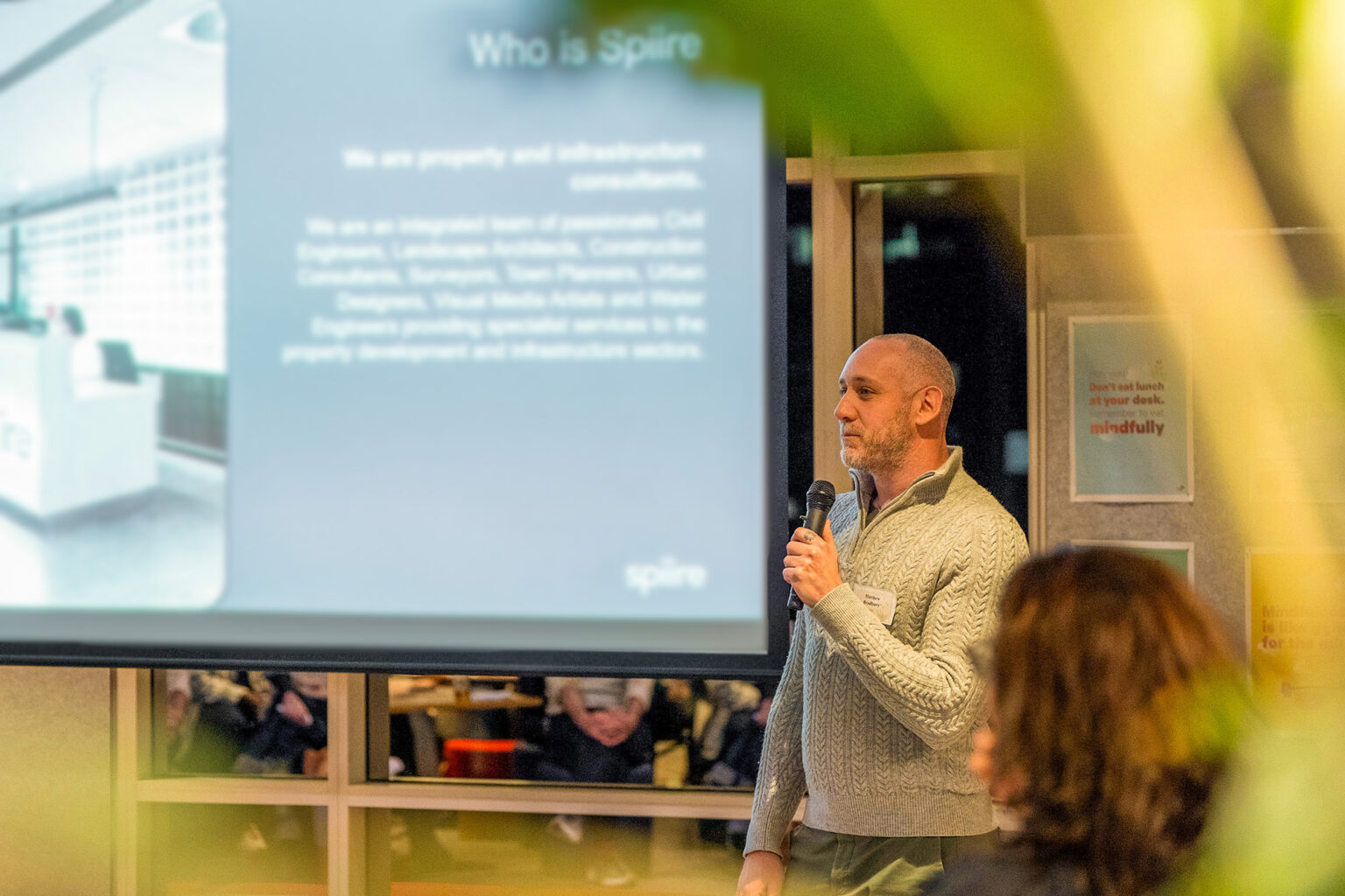 Spiire Melbourne Landscape Architect Matthew Bradbury Presenting