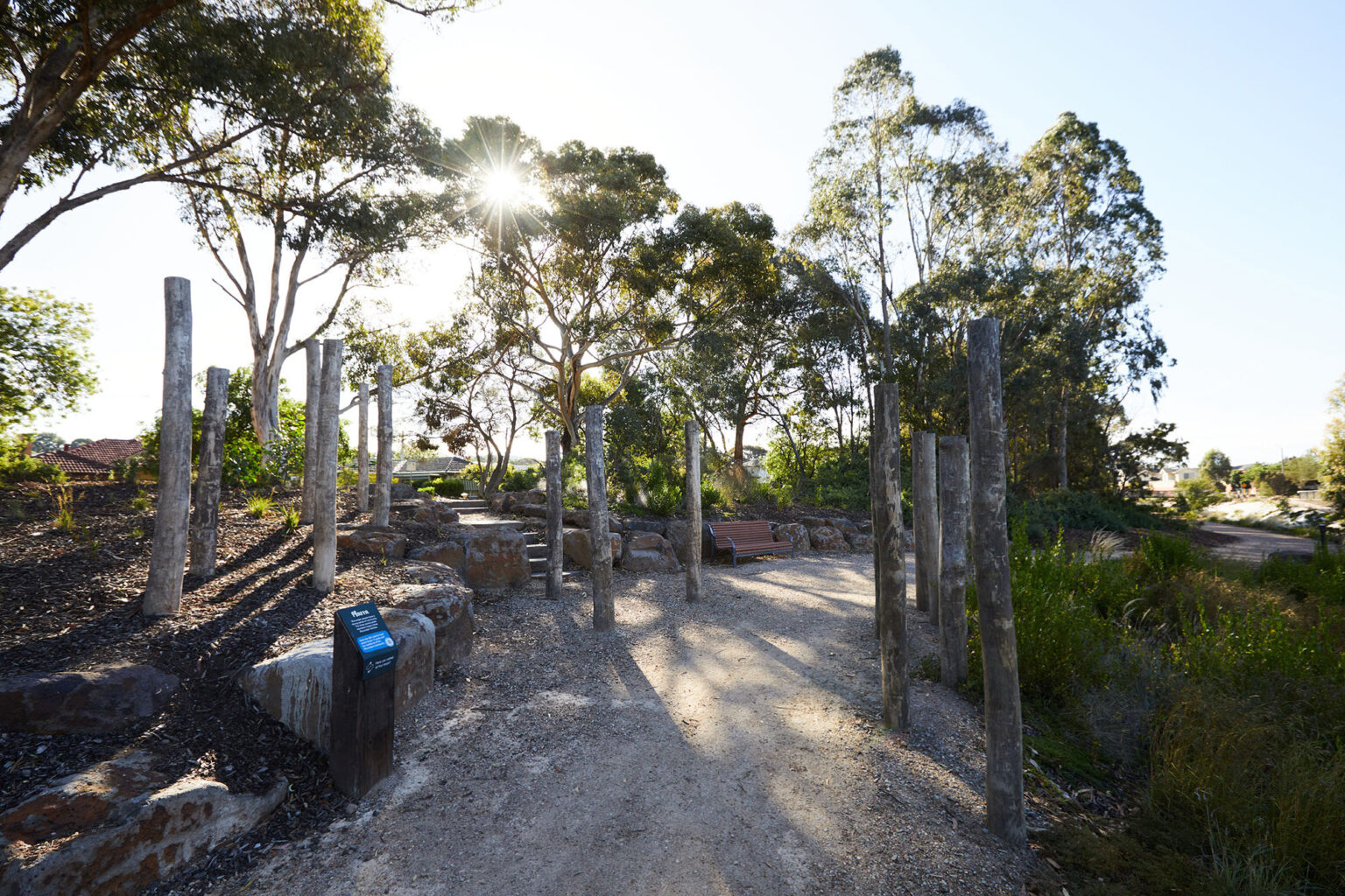 Landscape architecture designed by Spiire at moonee ponds creek