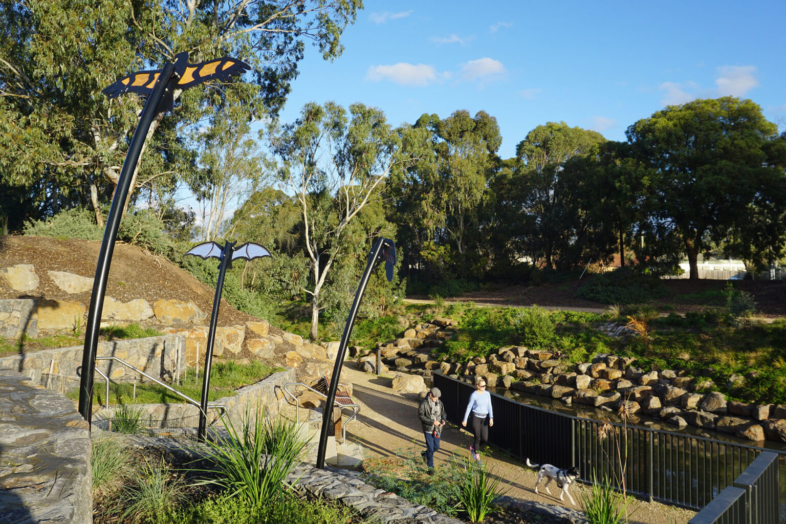 Landscape architecture designed by Spiire at moonee ponds creek