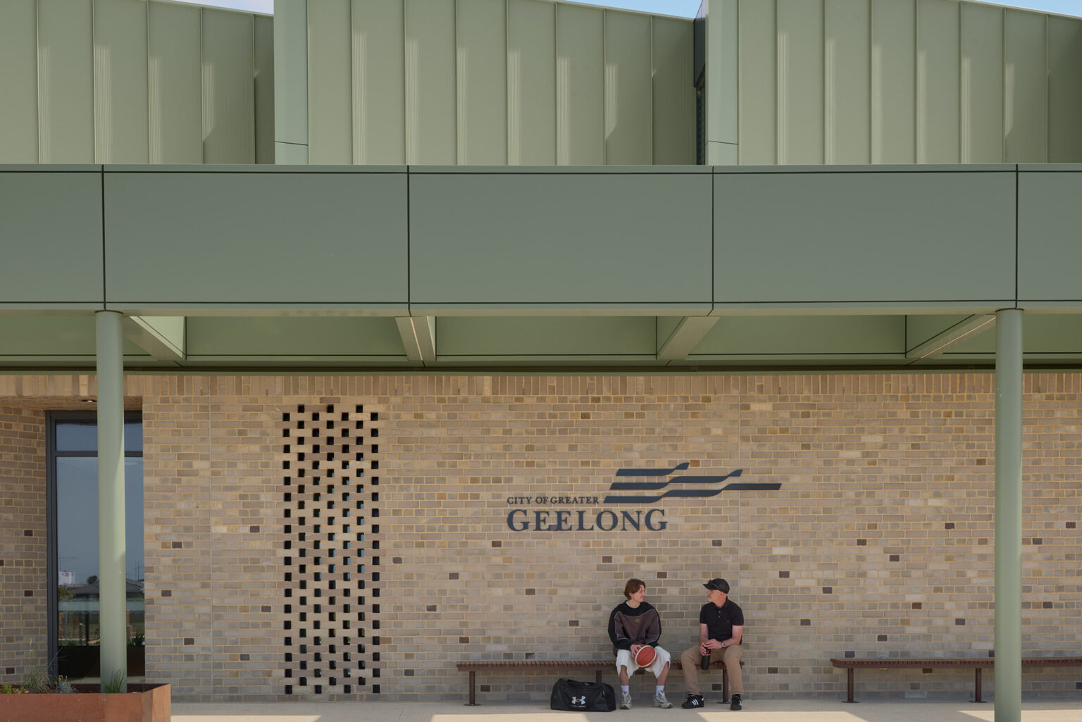 Signage and seating at spiire geelong project tarratarra stadium